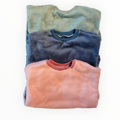 Unicolor Sweater Oud Groen