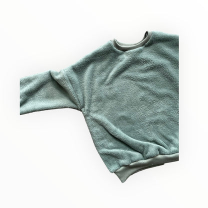 Unicolor Sweater Oud Groen