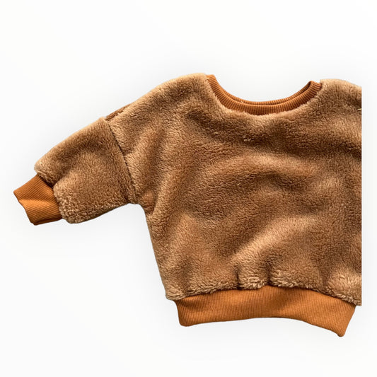 Unicolor Sweater Camel Bruin