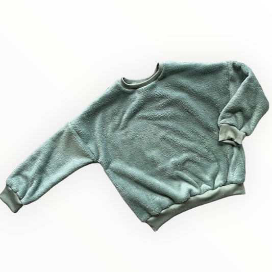 Unicolor Sweater Oud Groen