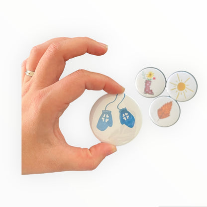 Magneet seizoen - winter (56mm)