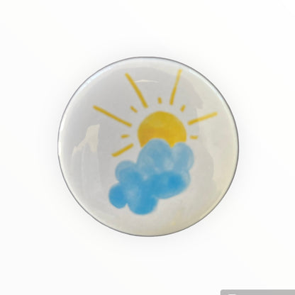 Pakket 4 magneten - weer (56mm)