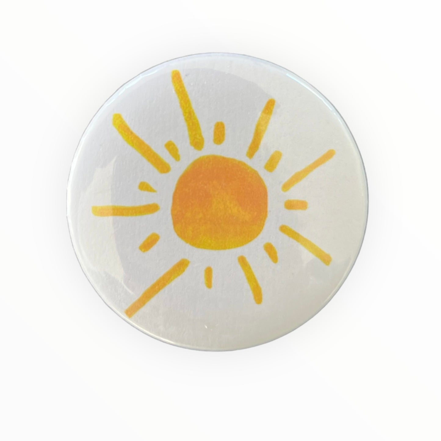 Magneet het weer - zonnig (56mm)