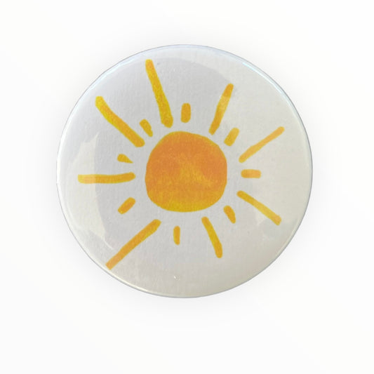 Magneet het weer - zonnig (56mm)