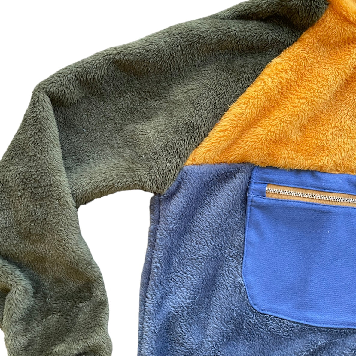 Blauwe Colourblock Sweater 9y