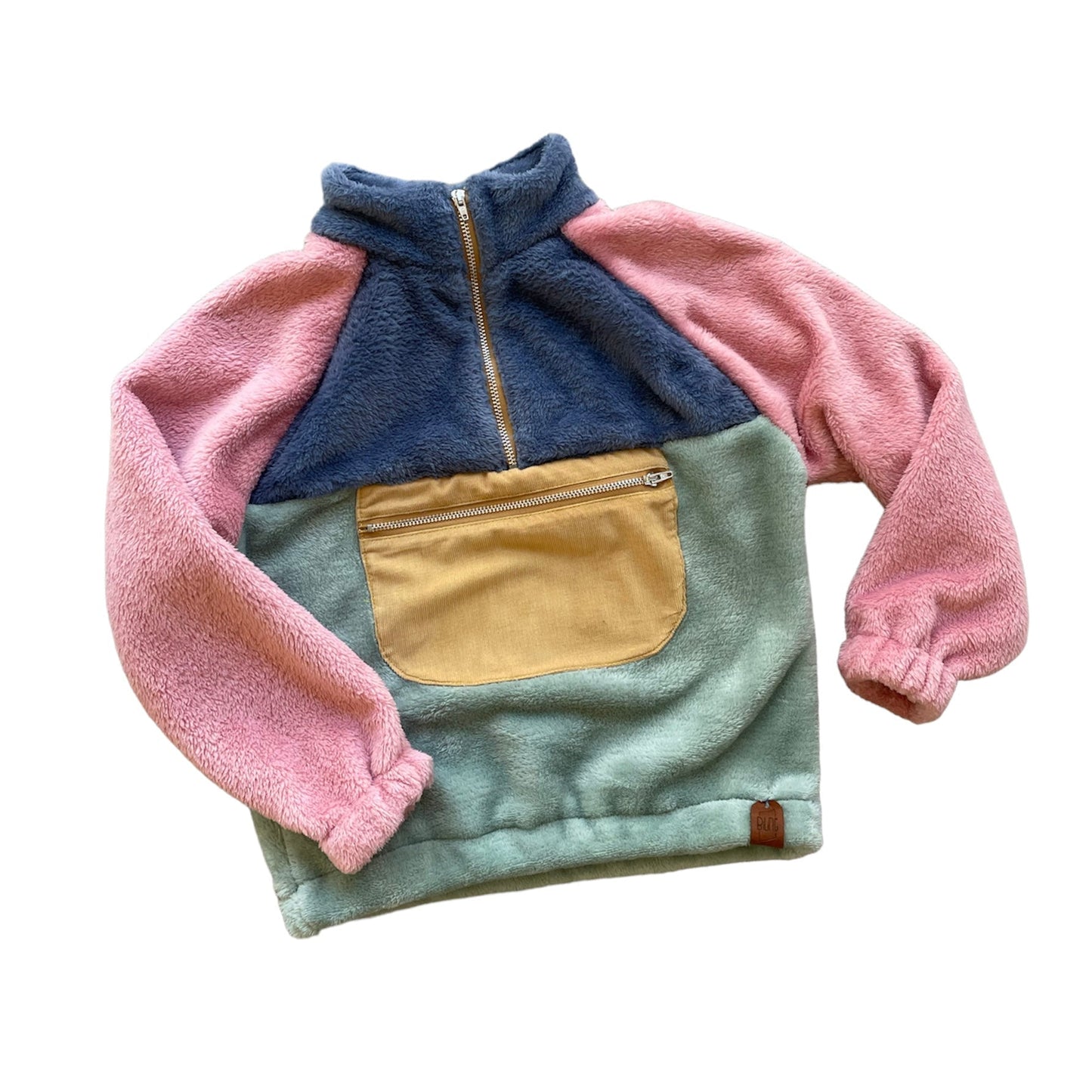 Blauwe Colourblock Sweater 6y