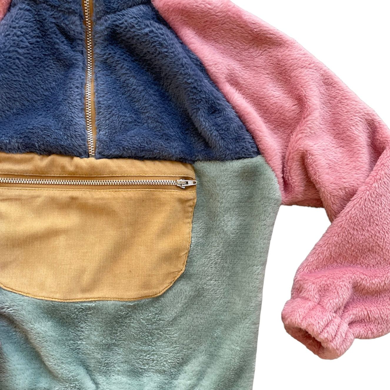 Blauwe Colourblock Sweater 9y