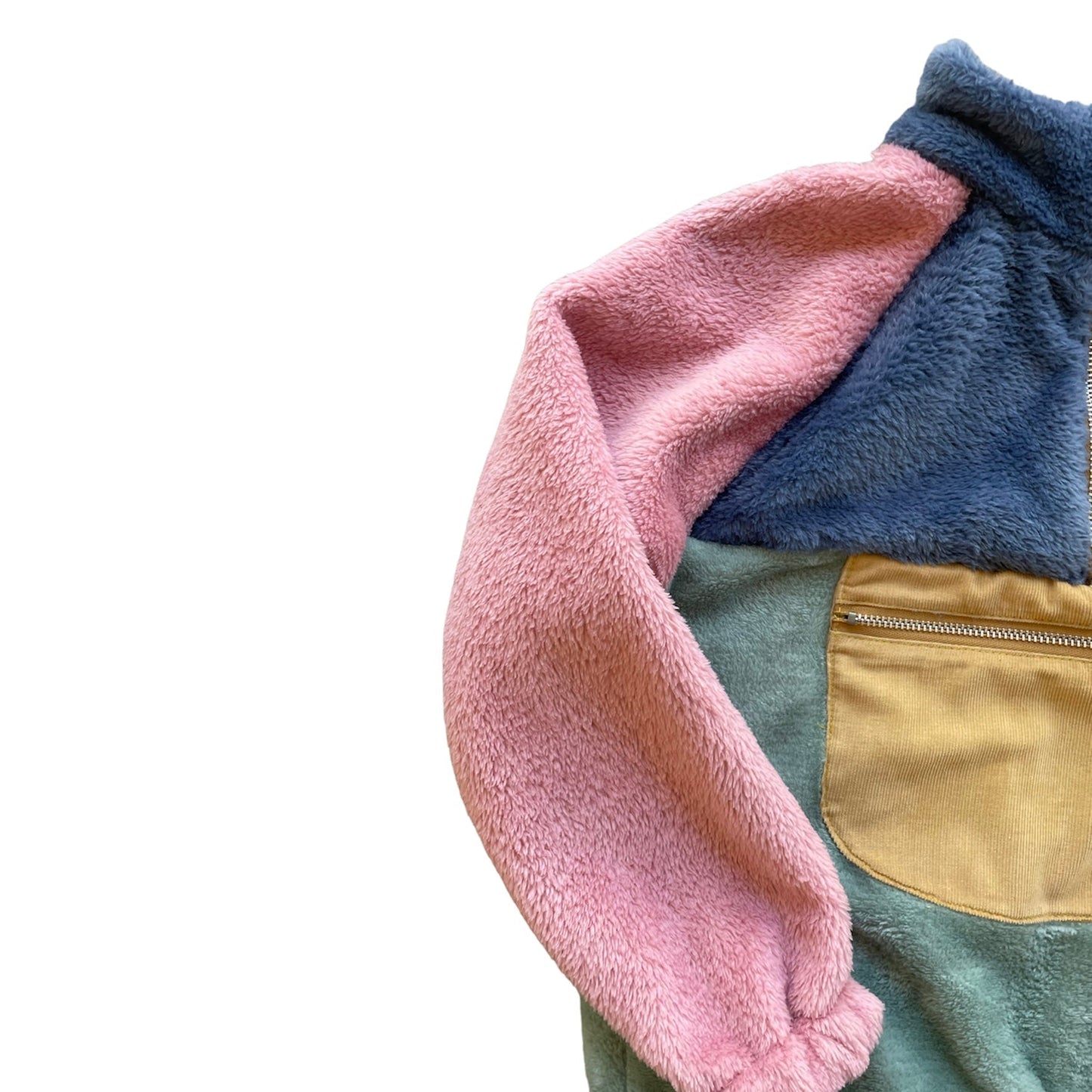 Blauwe Colourblock Sweater 11y